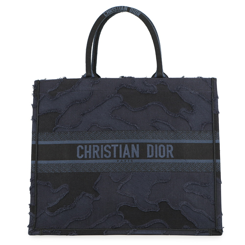 クリスチャン・ディオール トートバッグ カモフラージュ ブックトート ラージ キャンバス Christian Dior 【安心保証】 【中古】 クリスチャン・ディオール バッグ Christian Dior BAG
