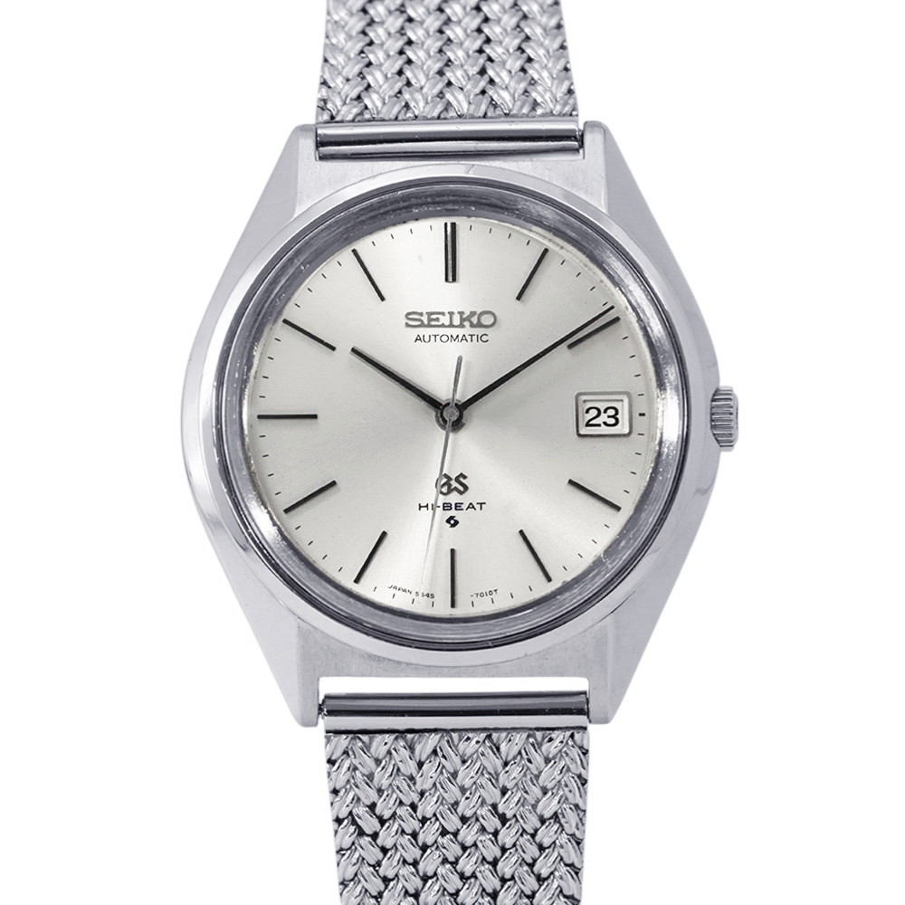 セイコー 運動場セイコー ご機嫌音楽的リズム 5645-7010 SEIKO ウォッチ しろがね色文字記号盤 【楽になること引き請ける】 【中古】 セイコー 運動場セイコー SEIKO セイコー 中古 メンズ腕時計-腕時計