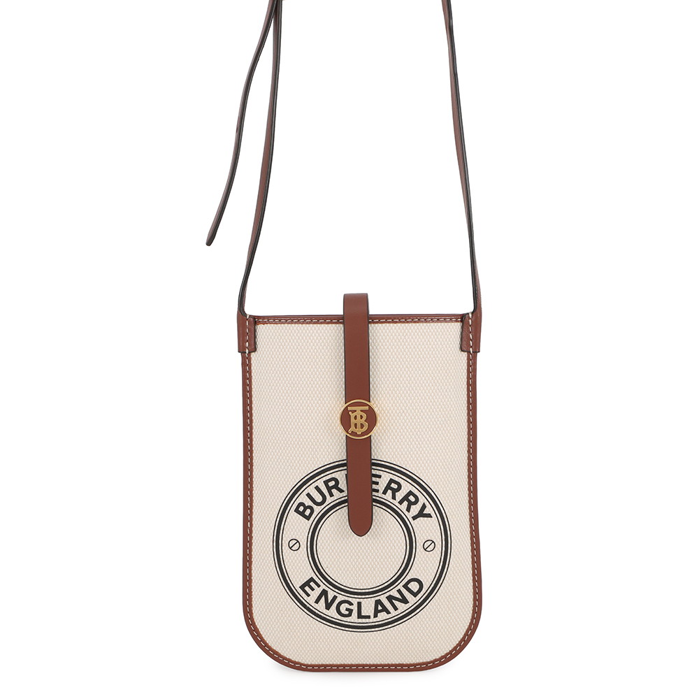 バーバリー フォンホルダー アニー フォンケース キャンバス レザー 8040877 BURBERRY ポシェット 【安心保証】 【中古】 バーバリー バッグ BURBERRY BAG|ギャラリーレア店