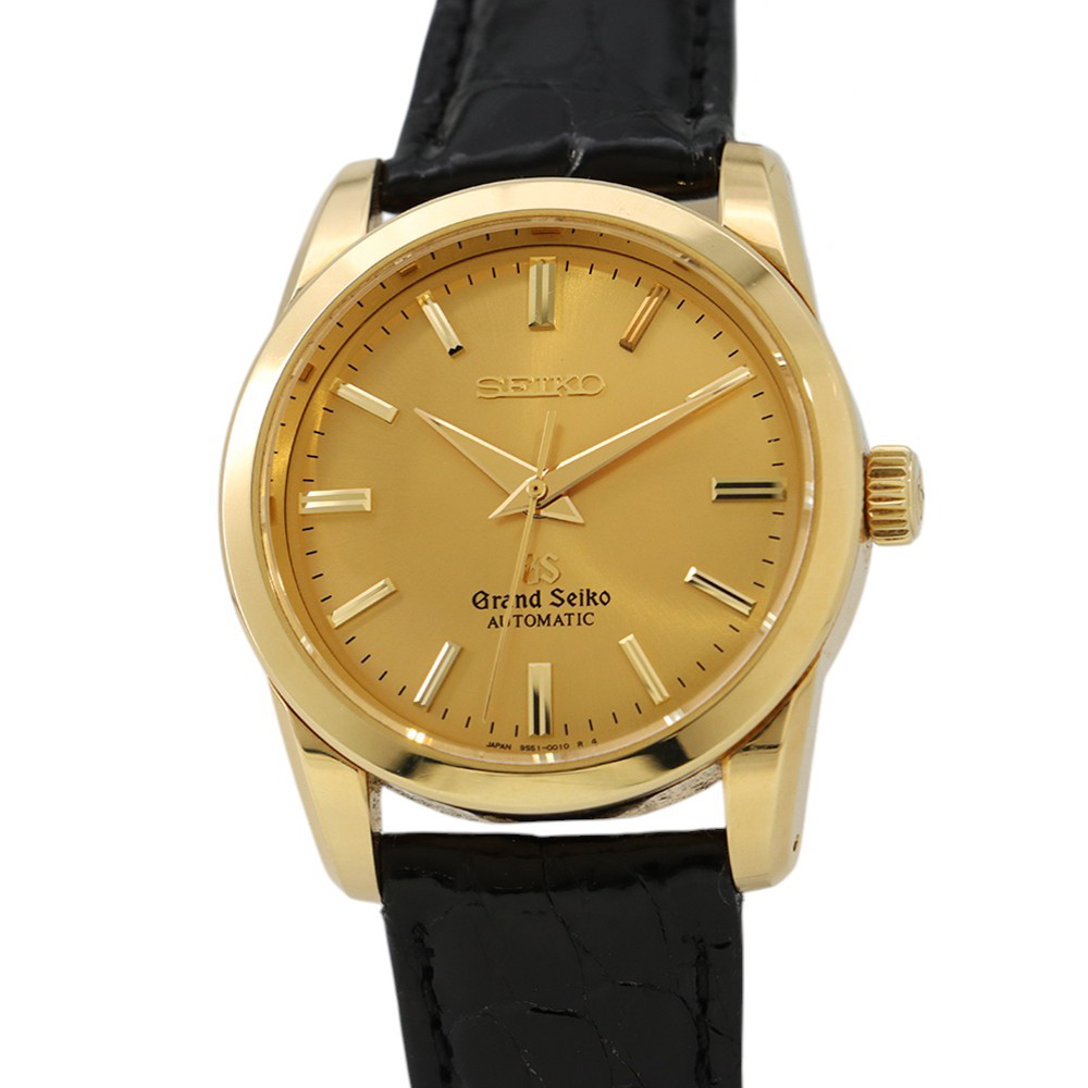 セイコー グランドセイコー メカニカル SBGR002 SEIKO 腕時計 シャンパン文字盤 【安心保証】 【中古】 セイコー グランドセイコー SEIKO セイコー 中古｜ギャラリーレア店