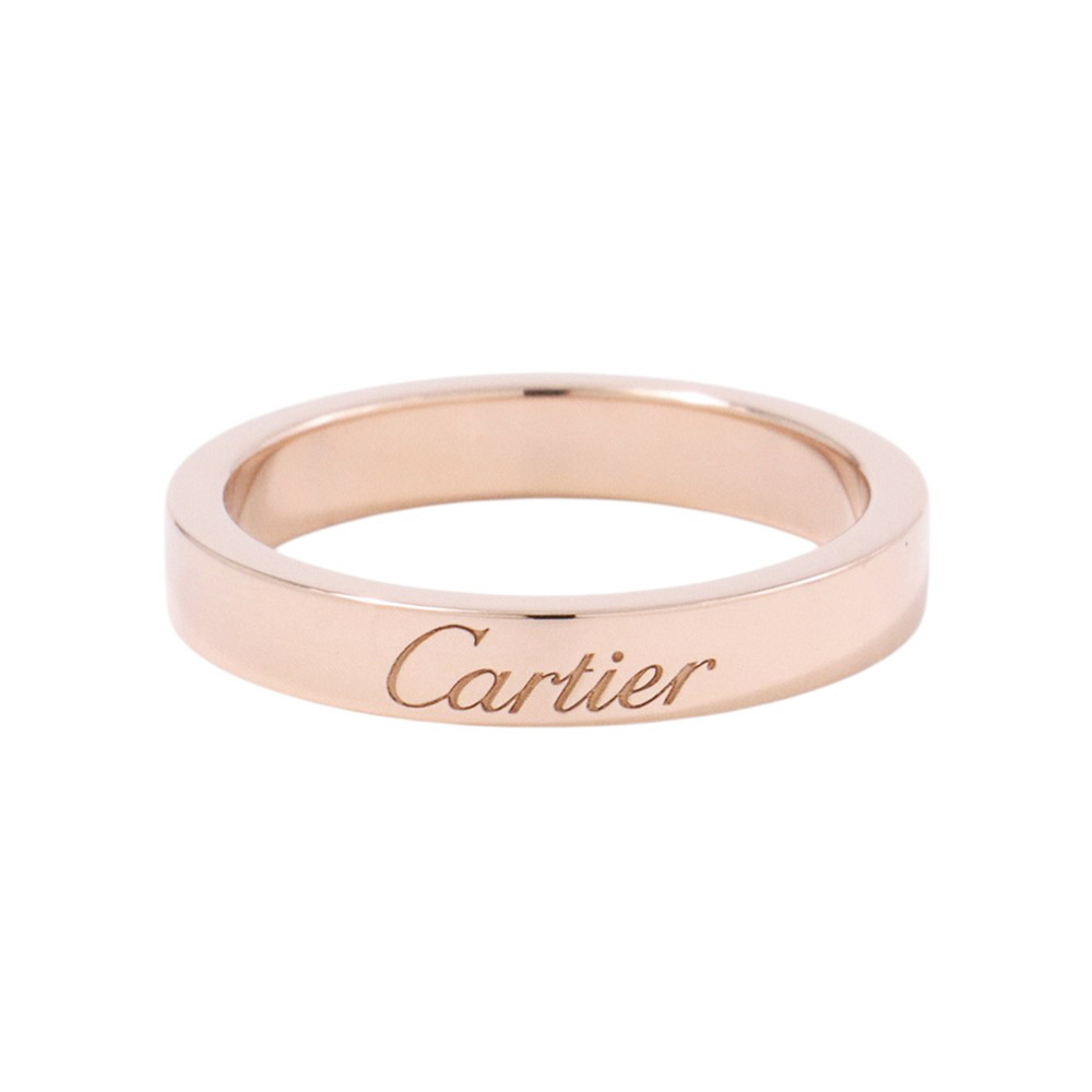 カルティエ リング C ドゥ カルティエ ウェディング K18PGピンクゴールド リングサイズ48 B4087248 Cartier 指輪 【安心保証】 【中古】 カルティエ リング Cartier 中古｜ギャラリーレア店