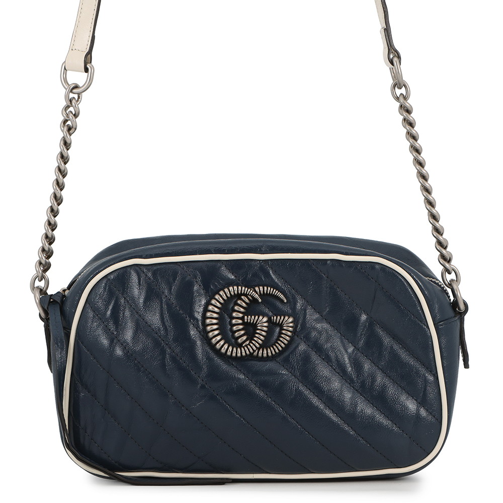 グッチ ショルダーバッグ GGマーモント キルティング スモール 447632 GUCCI バッグ チェーンショルダー 【安心保証】 【中古】 グッチ GGマーモント バッグ GUCCI BAG