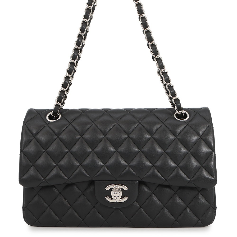 シャネル チェーンショルダーバッグ マトラッセ25 ココマーク ラムスキン ダブルチェーン A01112 CHANEL 【安心保証】 【中古】 シャネル マトラッセ バッグ シャネル レディース CHANEL