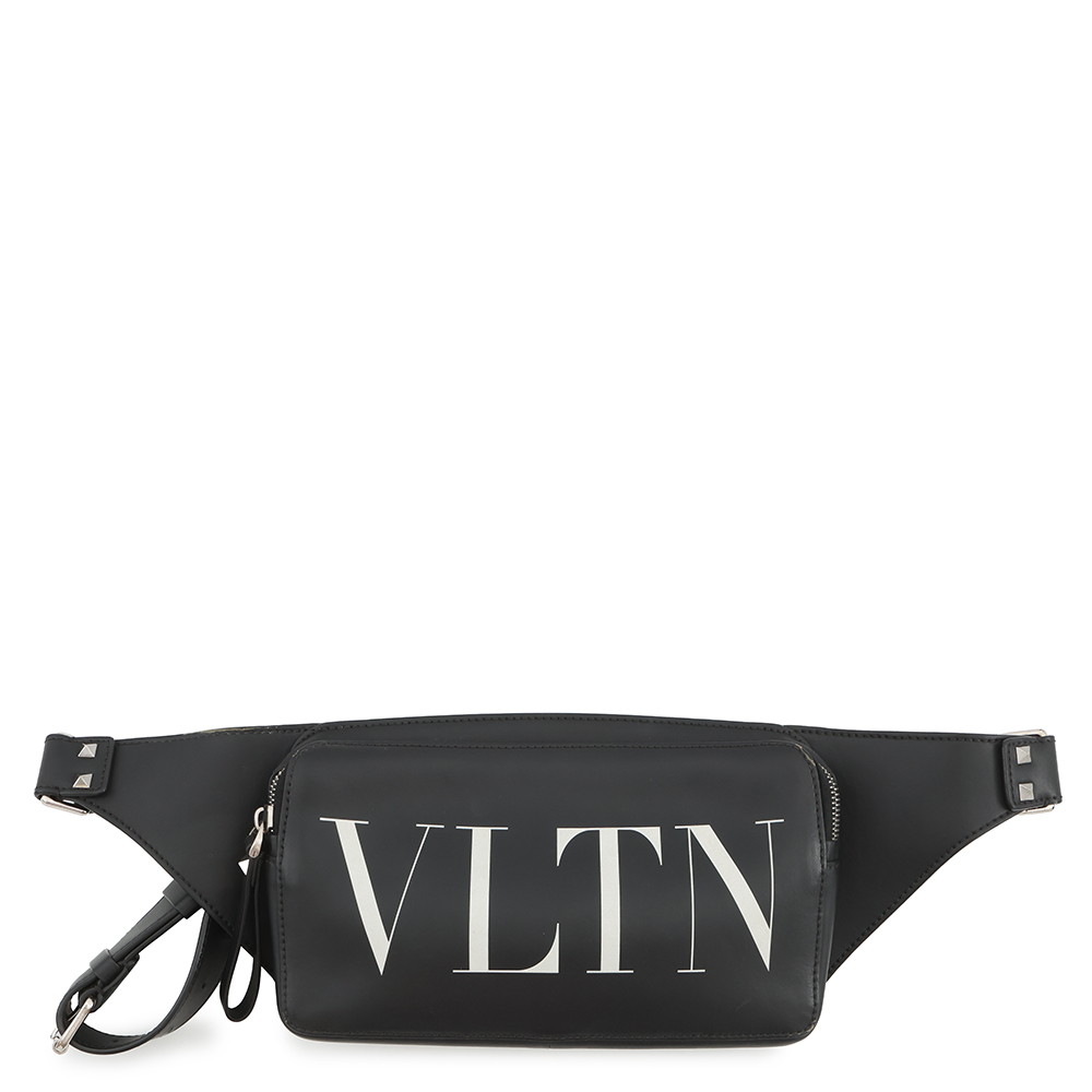 ヴァレンティノ・ガラヴァーニ 上半身御徒面子 VLTNロゴタイプ VY2B0A10WJW VALENTINO 三尺帯御徒面子 黒 【安全性のある引き請ける】 【中古】  ヴァレンティノ・ガラヴァーニ 御徒面子 メンズ VALENTINO BAG