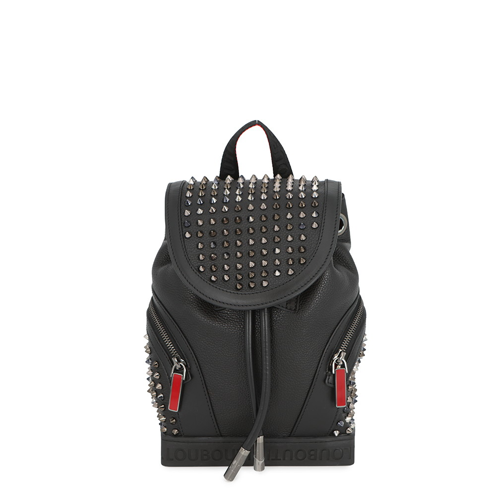 クリスチャン・ルブタン リュック エクスプローラーファンク スタッズ バックパック スモール 3215038 Christian Louboutin 黒 2way 【安心保証】 【中古】 クリスチャン・ルブタン バッグ Christian Louboutin BAG