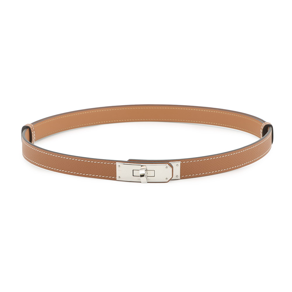 エルメス ケリーベルト ゴールド/シルバー金具 エプソン D刻印 HERMES べルト 【安心保証】 【中古】 エルメス ベルト エルメス レディース HERMES