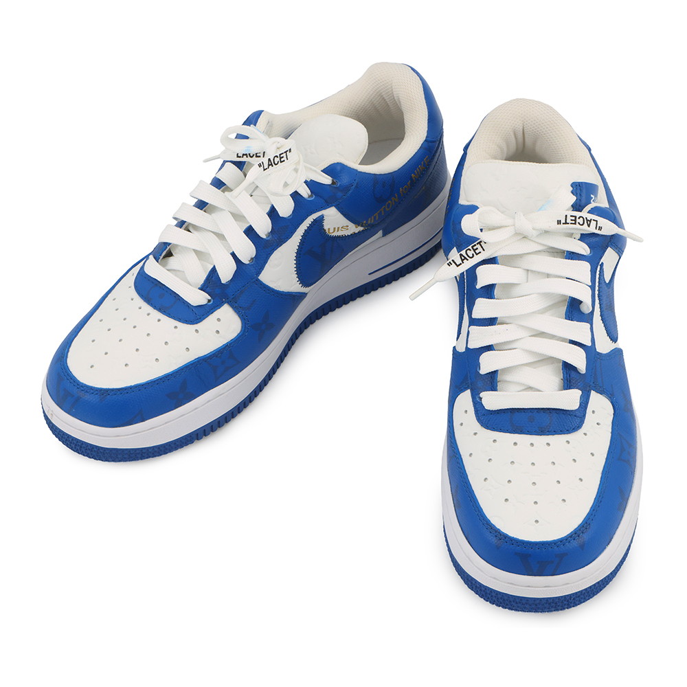 【半期決算大売り出し執り行なう中】 ルイヴィトン スニーカー ナイキ 空軍1 置き目 NIKE AIR FORCE 1 LOW メンズ大きさ7 LOUIS VUITTON 靴 【楽になること引きうける】 【中古】 ルイヴィトン スニーカー メンズ LOUIS VUITTON