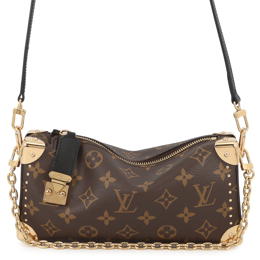ルイヴィトン ハンドバッグ モノグラム/モノグラム・リバース スリム トランク M13147 LOUIS VUITTON 2way 黒 ブラック 【安心保証】 【中古】 ルイ・ヴィトン モノグラム バッグ レディース LOUIS VUITTON BAG
