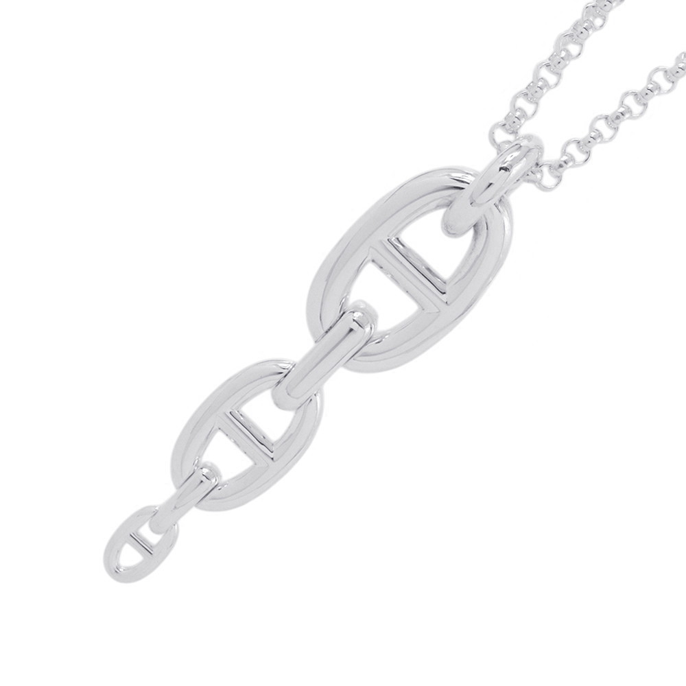 エルメス ネックレス シェーヌダンクル アンシェネGM SV925シルバー HERMES ジュエリー ペンダント 【中古】 エルメス ネックレス HERMES 中古|ギャラリーレア店