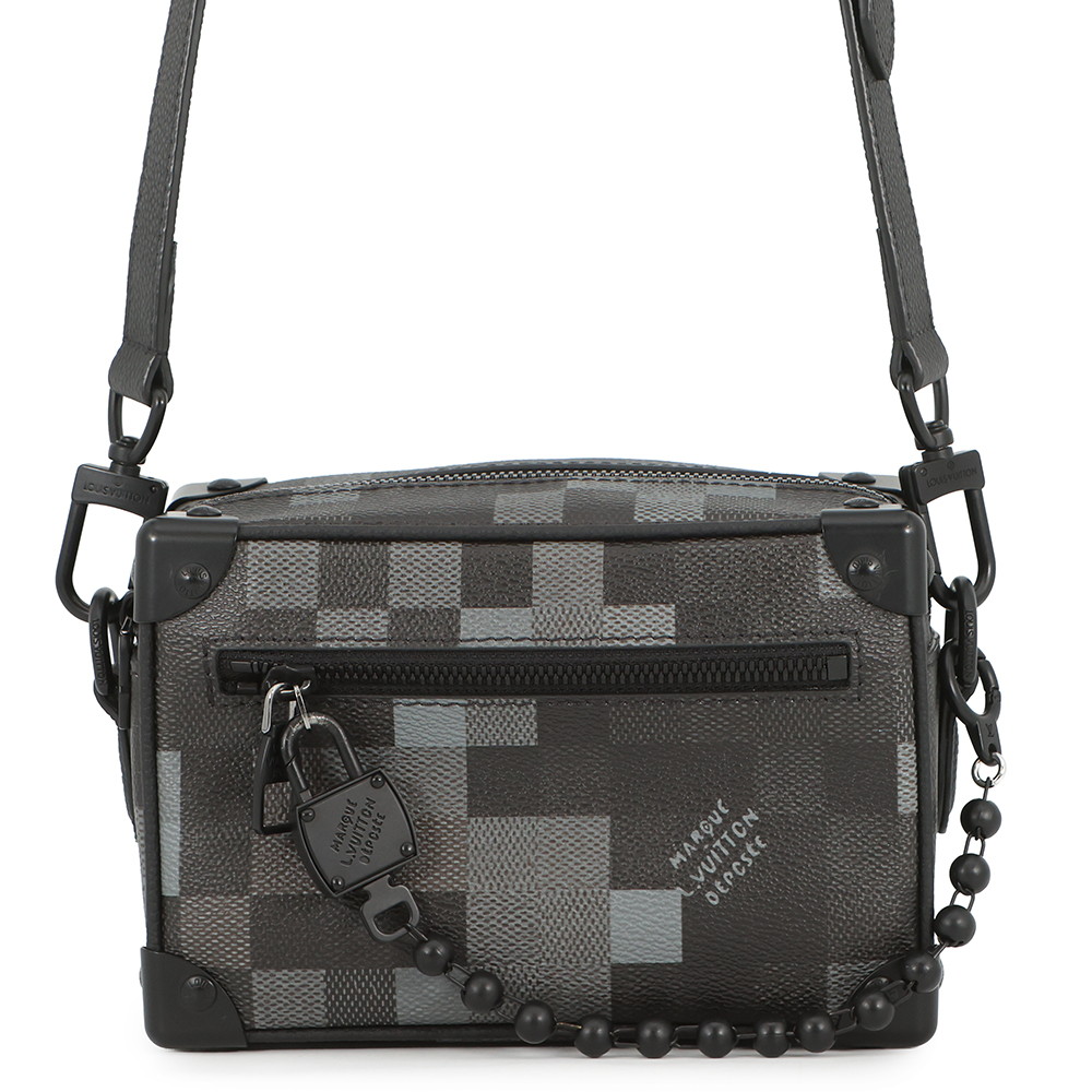 ルイヴィトン ショルダーバッグ ダモフラージュ・ブラック ミニ・ソフトトランク M14922 LOUIS VUITTON ヴィトン 黒 ブラック 【安心保証】 【中古】 ルイ・ヴィトン ダミエ ルイ ヴィトン バッグ メンズ LOUIS VUITTON BAG