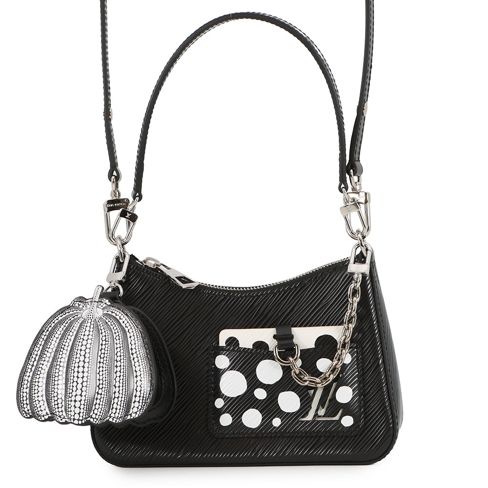 ルイヴィトン ハンドバッグ エピ LV x YK マレリーニ M21703 LOUIS VUITTON 2wayショルダーバッグ 黒 ブラック 白 【中古】 ルイヴィトン エピ バッグ レディース LOUIS VUITTON BAG 164,000円
