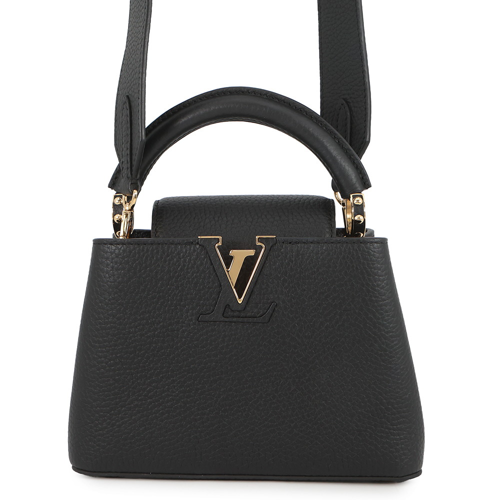 ルイヴィトン ハンドバッグ トリヨンレザー カプシーヌMINI M56071 LOUIS VUITTON 2wayショルダー ブラック 黒 【中古】 ルイ・ヴィトン バッグ ルイ ヴィトン LOUIS VUITTON