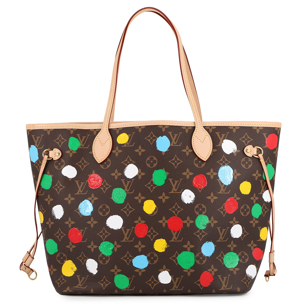 ルイヴィトン トートバッグ モノグラム ペインティッド ドット LV × YK ネヴァーフルMM M46381 ヴィトン ショルダーバッグ 【安心保証】 【中古】 ルイヴィトン モノグラム バッグ レディース LOUIS VUITTON BAG