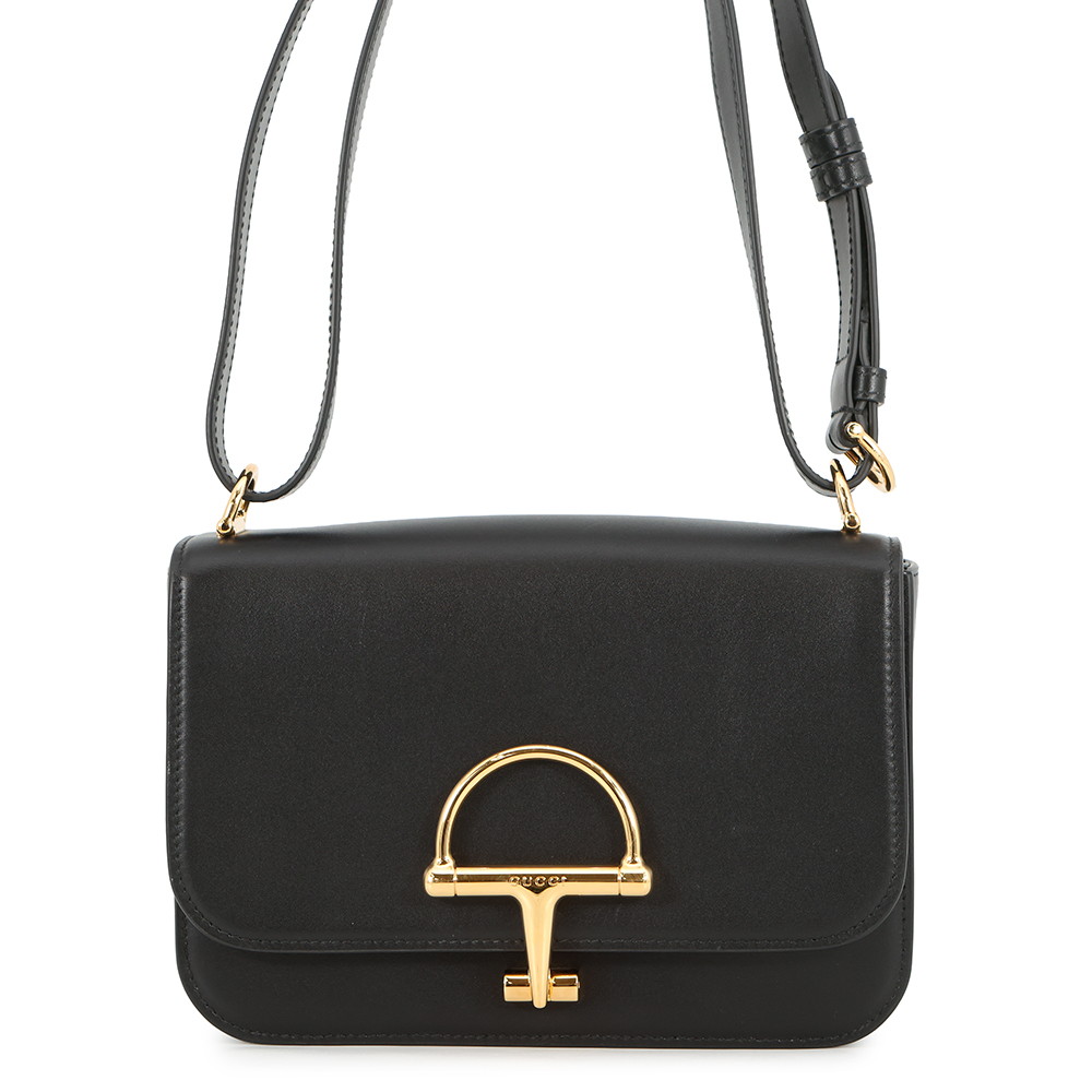 グッチ ショルダーバッグ シエナ レザー 846705 GUCCI バッグ 黒 【安心保証】 【中古】 グッチ バッグ レディース GUCCI BAG