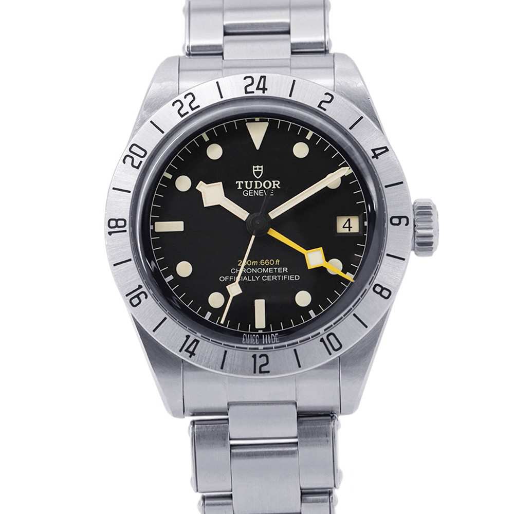 チュードル ブラックベイ プロ M79470-0001 TUDOR チューダー 腕時計 黒文字盤 【安心保証】 【中古】 チュードル ブラックベイ TUDOR チュードル 中古