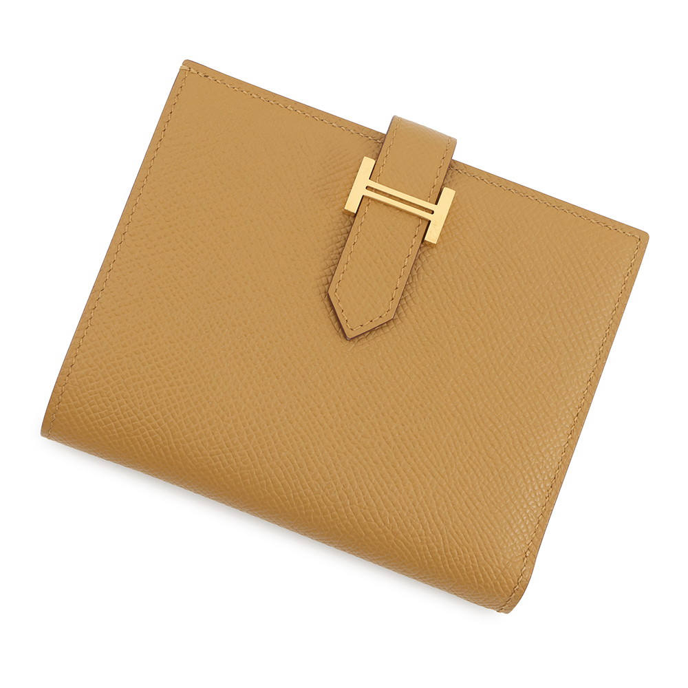 エルメス 二つ折り財布 ベアンコンパクト セサミ/ゴールド金具 エプソン W刻印 財布 【安心保証】 【中古】 エルメス 財布 エルメス HERMES WALLET｜ギャラリーレア店