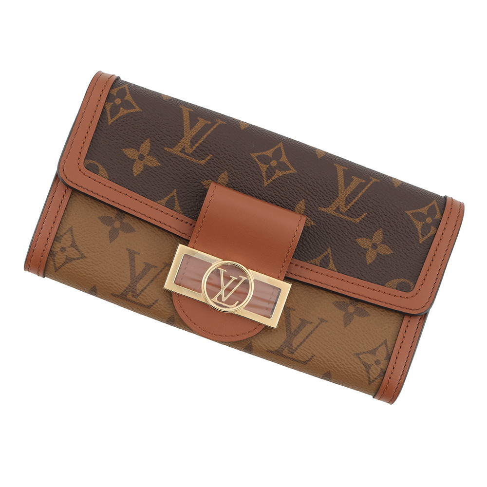 ルイヴィトン 長財布 モノグラム・リバース ポルトフォイユ・サラ ドーフィーヌ M46645 LOUIS VUITTON ヴィトン 財布 【安心保証】 【中古】 ルイ・ヴィトン 財布 ルイ ヴィトン レディース LOUIS VUITTON WALLET