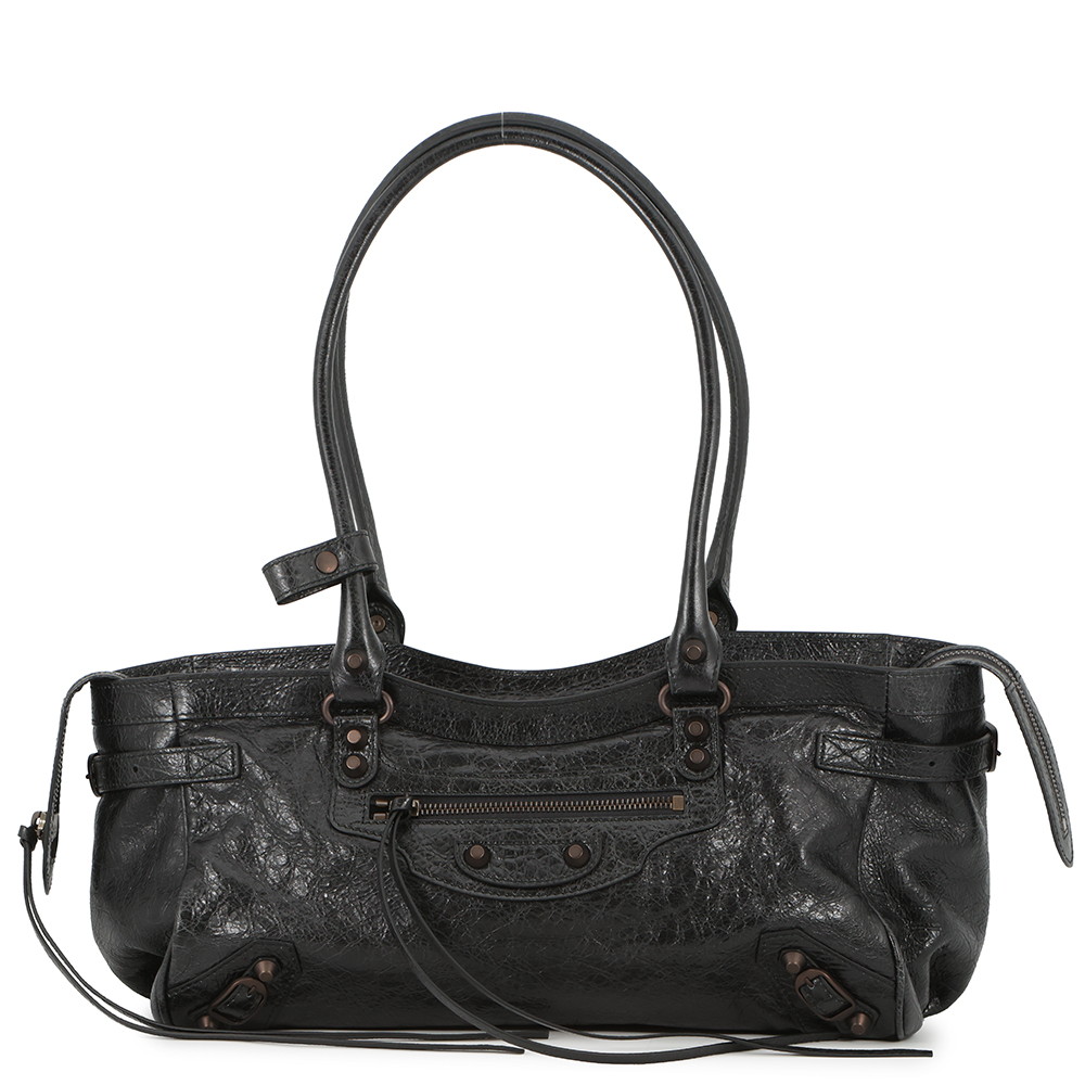 バレンシアガ ハンドバッグ ルシティ バッグ イーストウェスト 845704 BALENCIAGA 黒 【安心保証】 【中古】 バレンシアガ バッグ レディース BALENCIAGA BAG