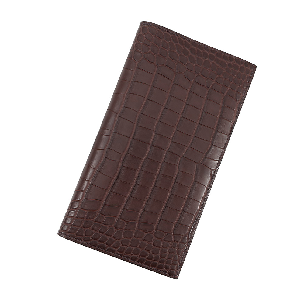 エルメス 長財布 MC2 フレミング ハバナ アリゲーターマット K刻印 HERMES 財布 メンズ 【中古】 エルメス 財布 エルメス メンズ HERMES WALLET