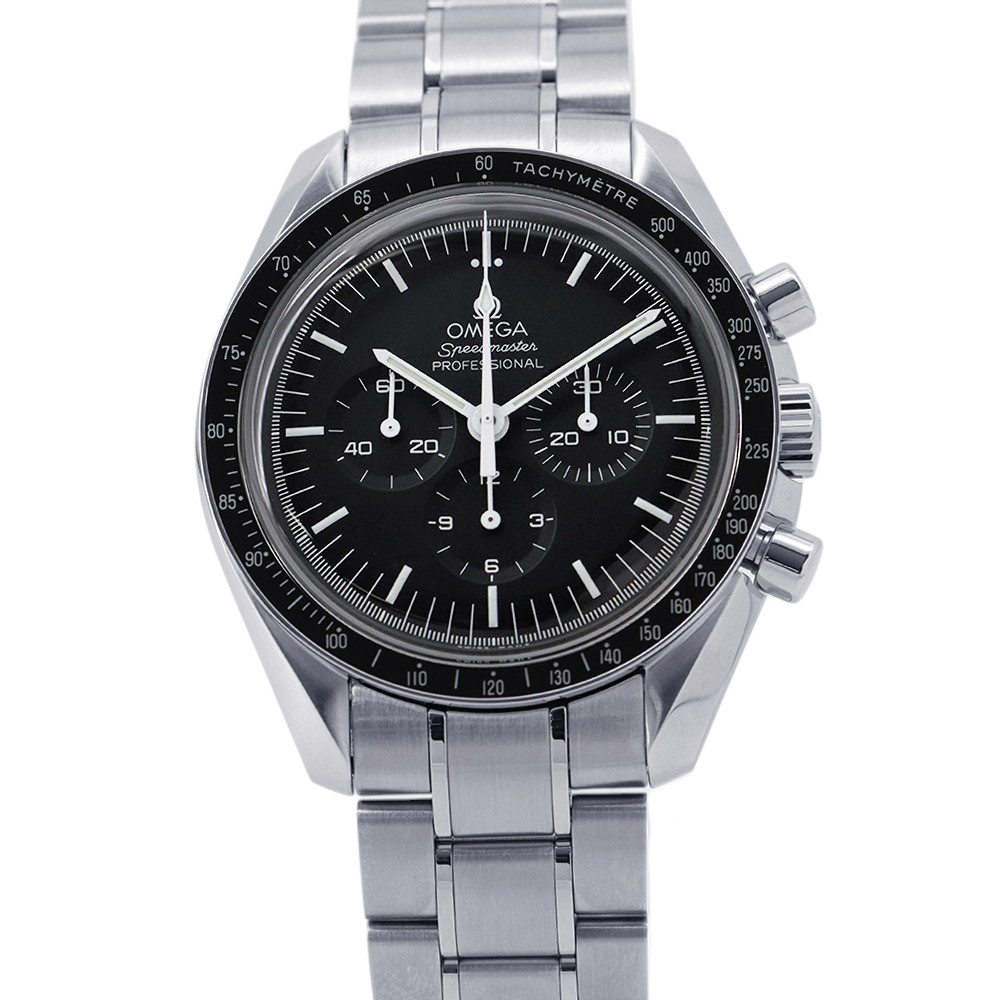 オメガ スピードマスター ムーンウォッチ プロフェッショナル クロノグラフ 311.30.42.30.01.005 OMEGA 腕時計 手巻き 黒文字盤 【安心保証】 【中古】 オメガ スピードマスター OMEGA オメガ 中古