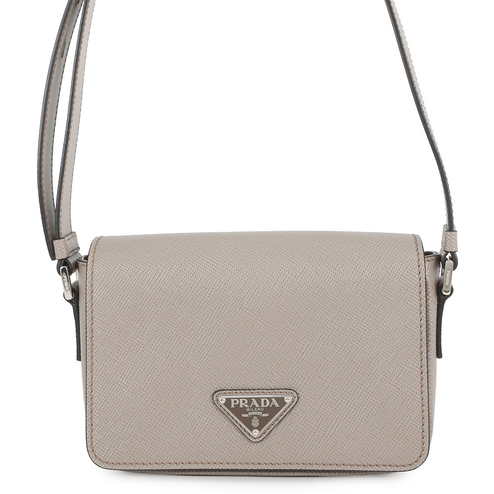 プラダ ショルダーバッグ トライアングルロゴ サフィアーノ レザー 2VD065 PRADA バッグ 【安心保証】 【中古】 プラダ バッグ PRADA BAG