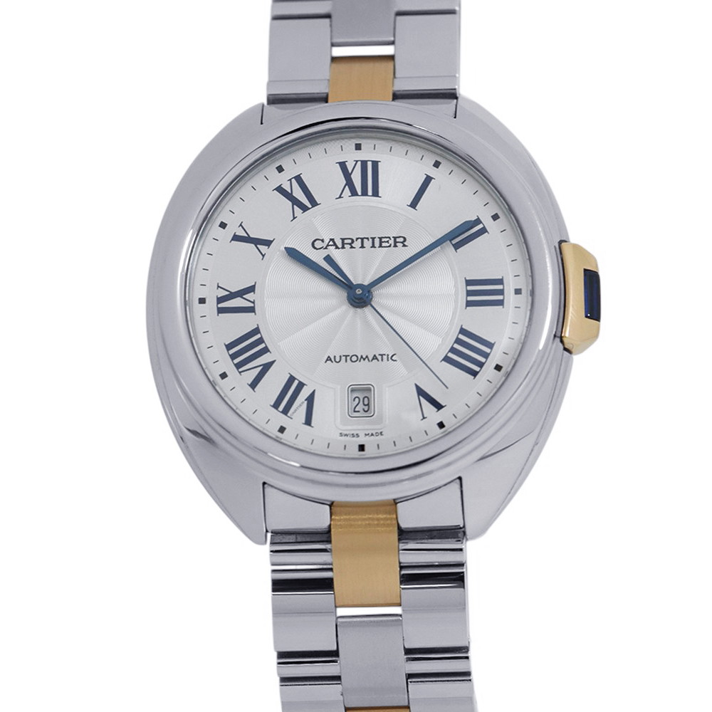 カルティエ クレ ドゥ カルティエ W2CL0002 Cartier 腕時計 シルバー文字盤 【安心保証】 【中古】 カルティエ クレ ドゥ カルティエ Cartier カルティエ 中古