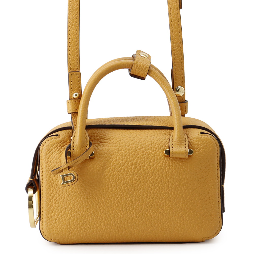 デルボー ハンドバッグ クールボックス ナノ トリヨンソフトレザー AA0567AQY0AZCDO Delvaux 2WAY 【安心保証】 【中古】 デルボー バッグ Delvaux BAG