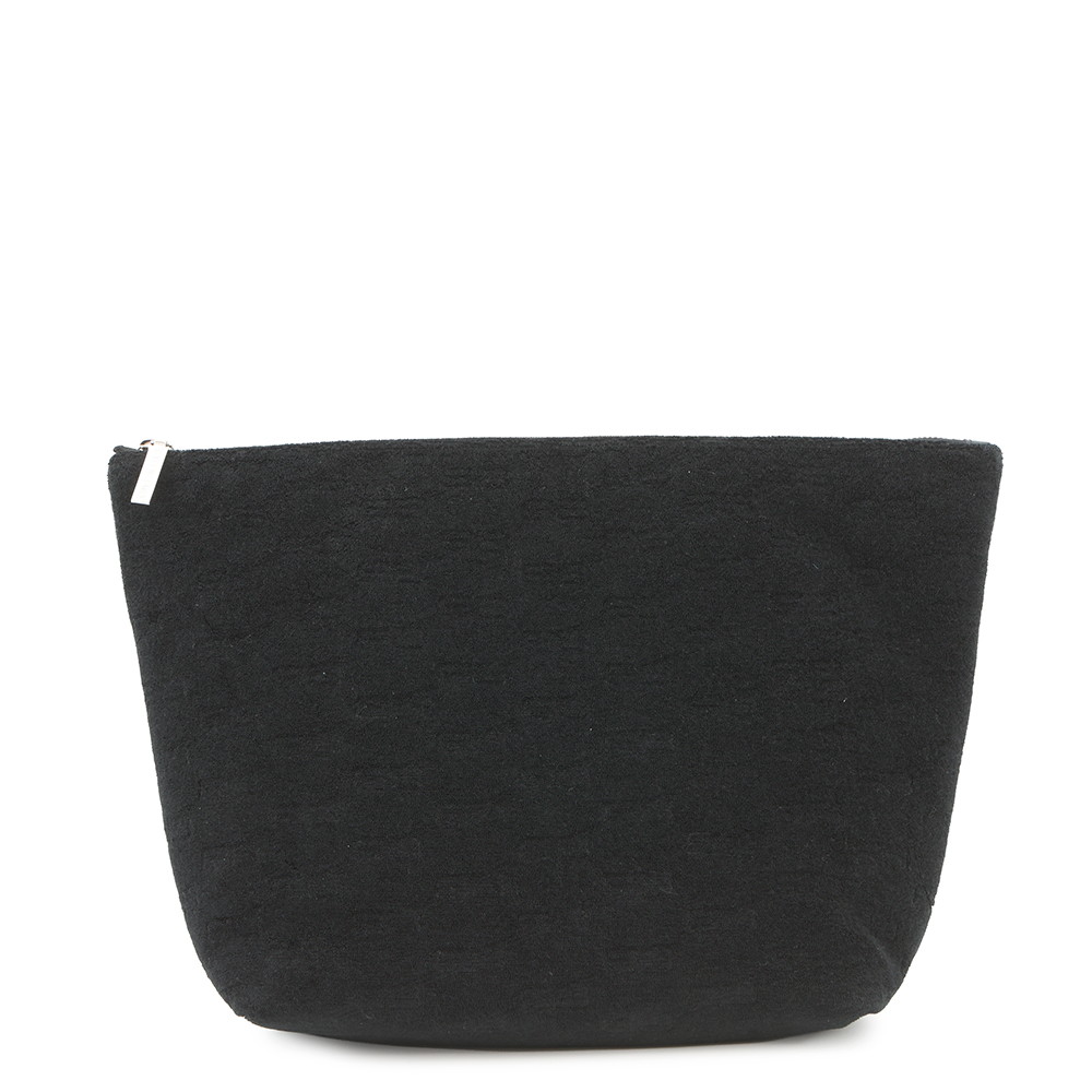 バレンシアガ クラッチペダル御徒面子 BBモノグラム  パイル 695537 BALENCIAGA 車寄せ 黒 【中古】 バレンシアガ 御徒面子 BALENCIAGA BAG