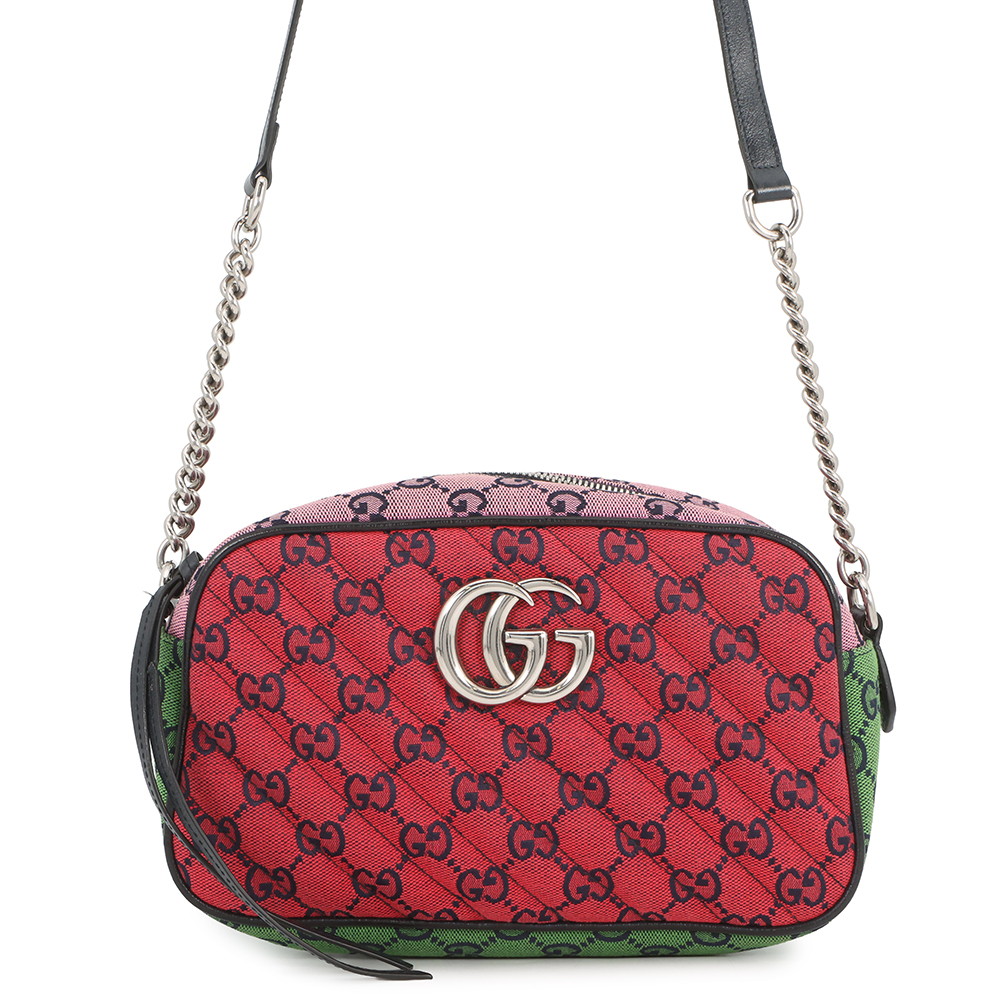 グッチ ショルダーバッグ GGマーモント GG帆布 447632 GUCCI 【楽になること引き請ける】 【中古】 グッチ 御徒面子 レディース GUCCI BAG バッグ・小物・ブランド雑貨-ショルダーバッグ・メッセンジャーバッグ-バッグ