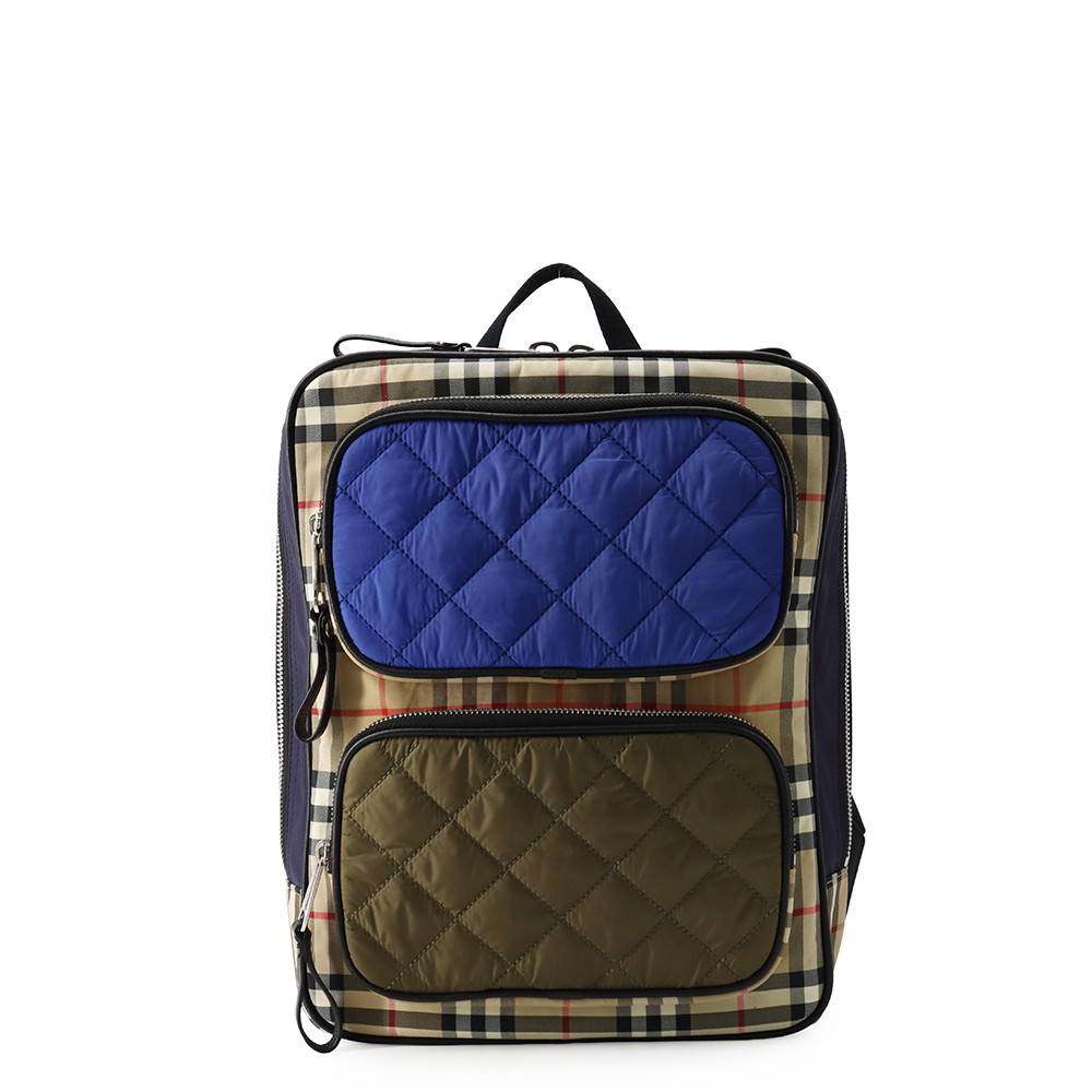 バーバリー 背嚢 照合のしるし ナイロン BURBERRY 御徒面子容器に並べる 【安全性のある引き受ける】 【中古】 バーバリー 御徒面子 バーバリー 背嚢 BURBERRY BAG