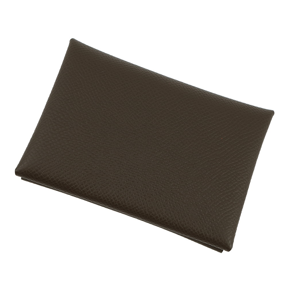 エルメス コインケース カルヴィ 二人組 ヴェールロデン/しろがね色金具 エプソン G目じるし 金入れ 【中古】 エルメス 金入れ エルメス 釣り銭入れ 歌留多容れもの HERMES WALLET