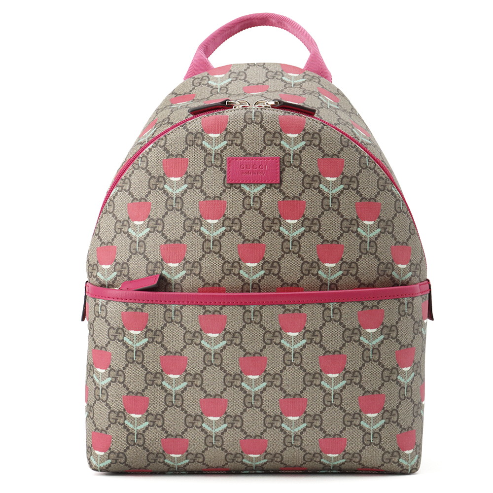 グッチ うしろ側容器に並べる 御花刷り上げる チルドレンズ GGスプリーム/なめし革 782708 GUCCI 背嚢 キッズ キムスンヨン 【中古】 グッチ 御徒面子 GUCCI BAG