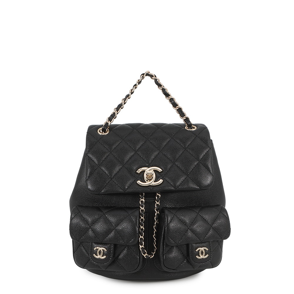 シャネル 背嚢 マトラッセ ココマーク キャビア人はだ AS3787 CHANEL うしろ側容器に並べる 御徒面子 黒 【安全性のある引き請ける】 【中古】 シャネル 御徒面子 レディース CHANEL BAG