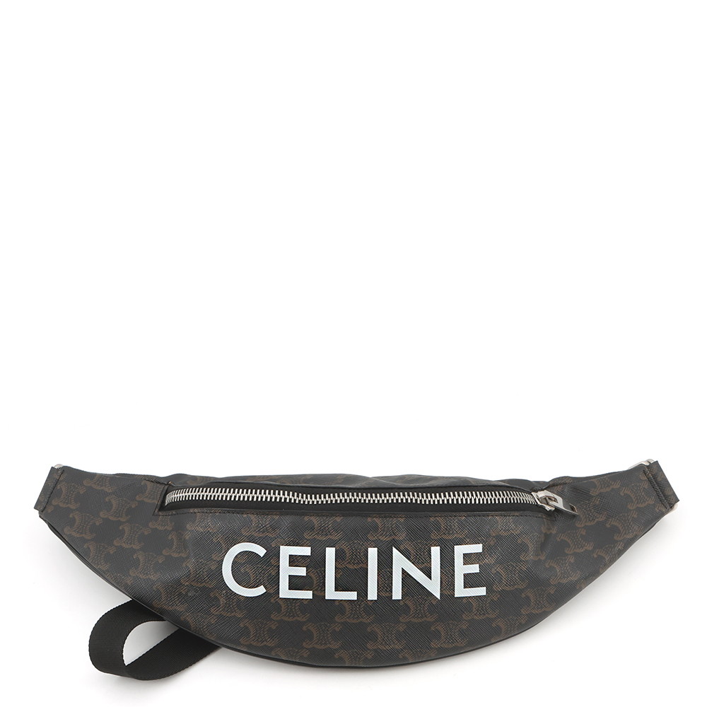 セリーヌ 上半身御徒面子 トリオンフ 三尺帯御徒面子 PVC 195972 CELINE 【安全性のある引き請ける】 【中古】 セリーヌ 御徒面子 CELINE BAG