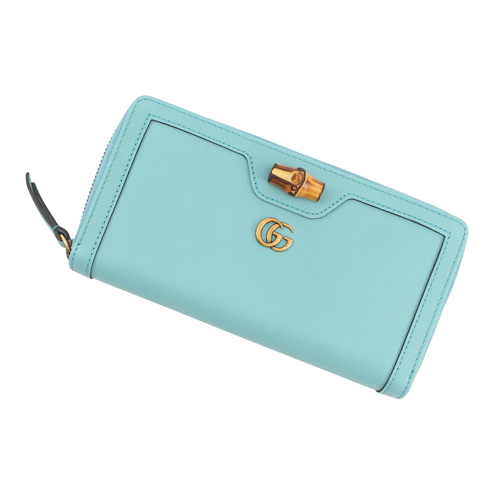 グッチ 長紙入れ ダイアナ バンブー 658634 GUCCI ラウンドジッパー 逃げ道品 【楽になること言いはなつ】 【中古】 グッチ 紙入れ GUCCI WALLET