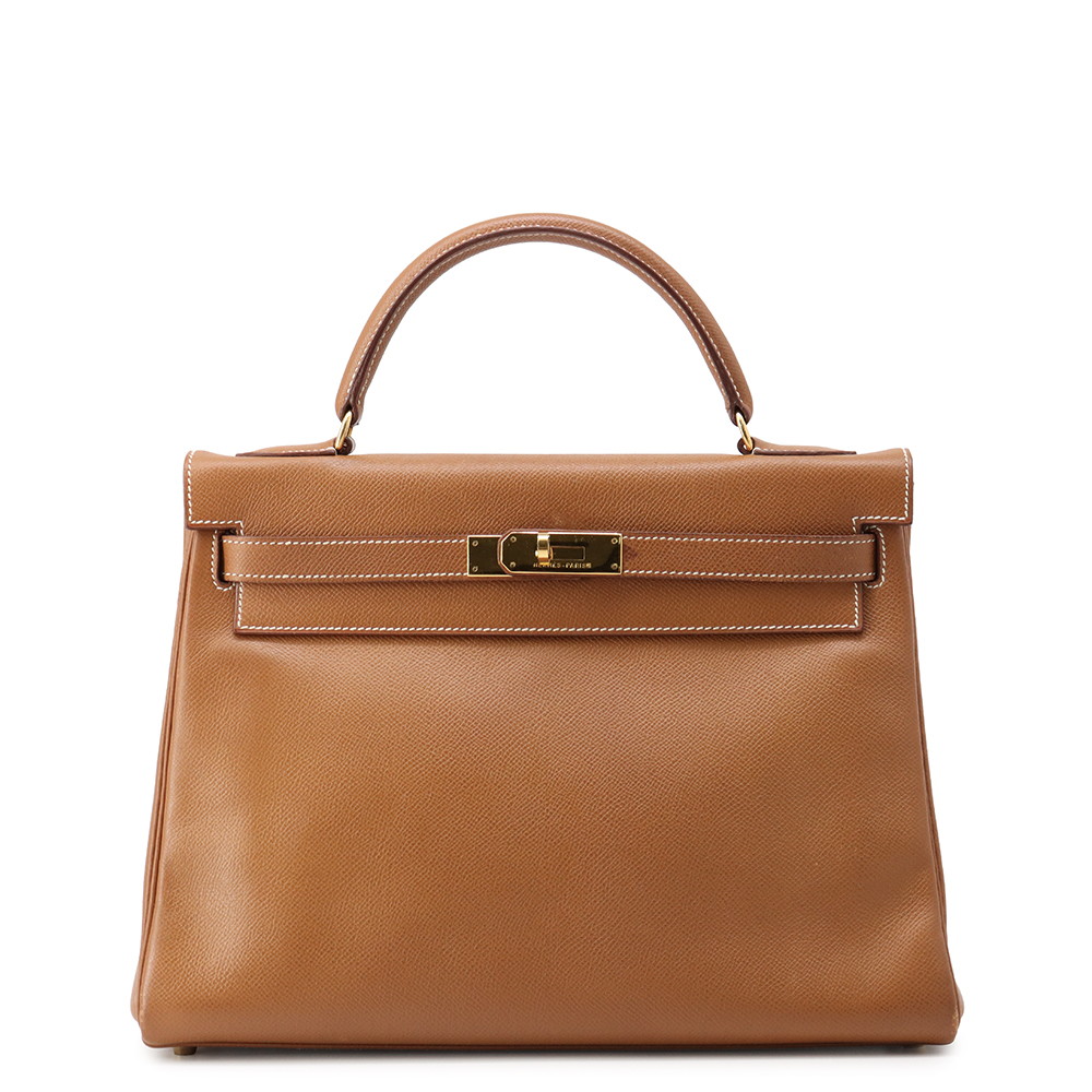 エルメス ハンドバッグ ケリー32 内縫い ゴールド/ゴールド金具 クシュベル 〇Y刻印 HERMES Kelly 2wayバッグ 【安心保証】 【中古】 エルメス ケリー エルメス バッグ エルメス レディース HERMES Kelly HERMES BAG|ギャラリーレア店