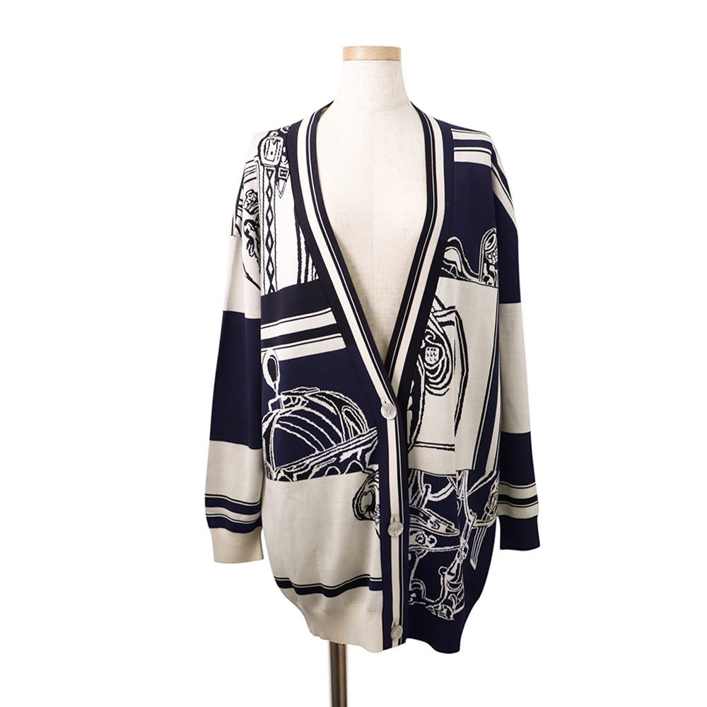 エルメス ジレー EN DESORDRE FINESSE BRIDE DE GALA レディース大きさ34 HERMES トップス 【安全性のある引き受ける】 【中古】  エルメス ジレー HERMES