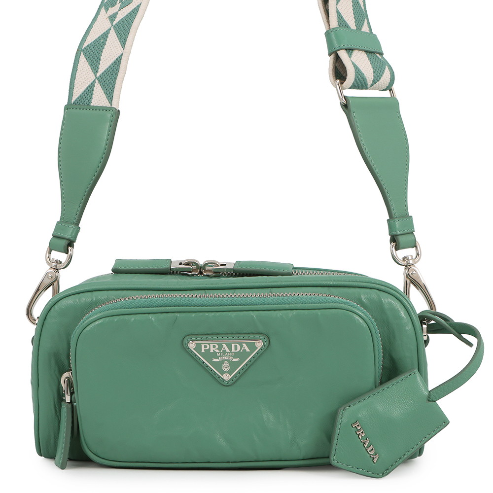 プラダ ショルダーバッグ ナッパアンティーク なめし革 1BH198 PRADA 【楽になること引き受ける】 【中古】  プラダ 御徒面子 PRADA BAG