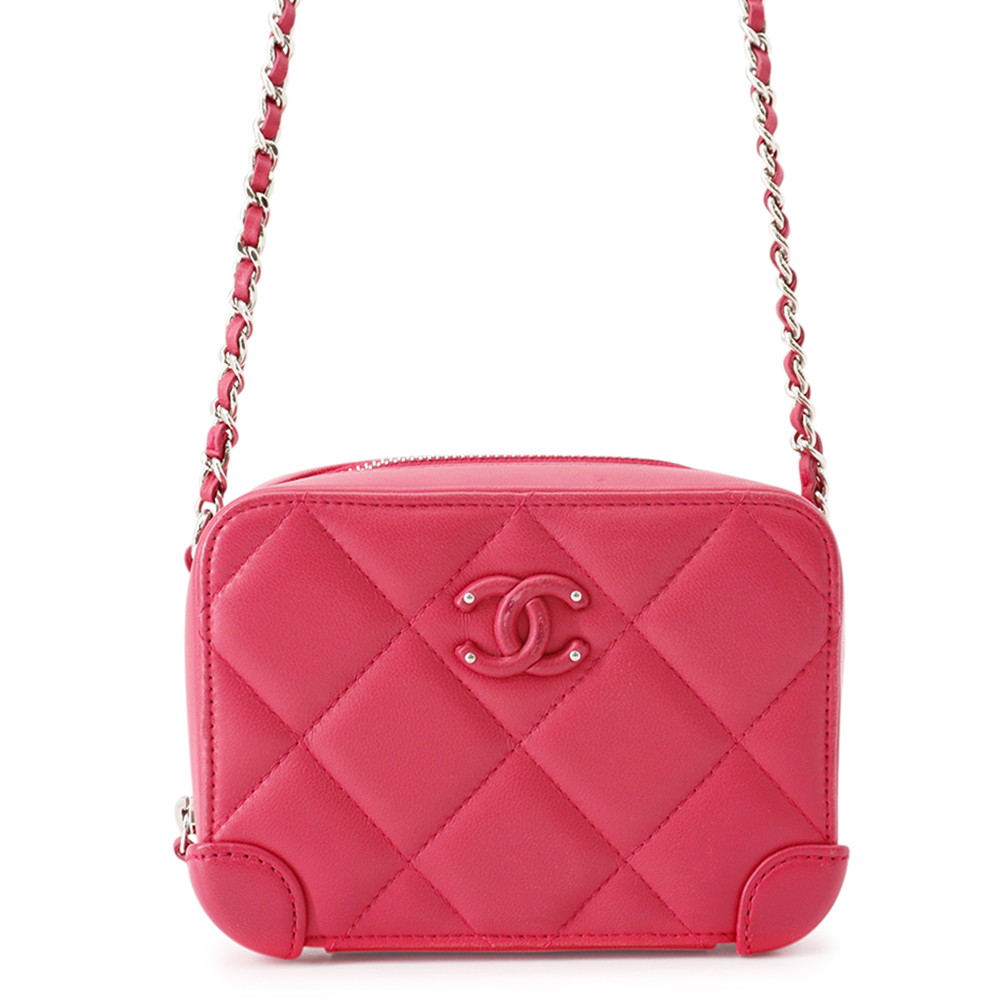 シャネル チェーンショルダーバッグ マトラッセ ココマーク ラムスキン CHANEL バッグ 【安心保証】 【中古】 シャネル バッグ シャネル レディース CHANEL BAG｜ギャラリーレア店