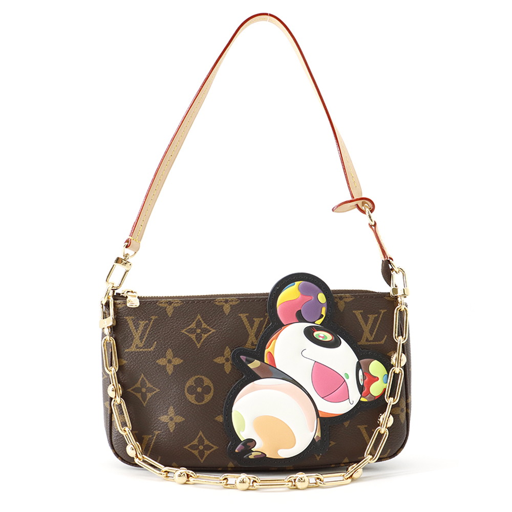 ルイ・ヴィトン ポーチ モノグラム・パンダ LV &times; TM ポシェット・アクセソワール M13440 LOUIS VUITTON 村上隆 【安心保証】 【中古】 ルイ・ヴィトン ポーチ レディース LOUIS VUITTON BAG｜ギャラリーレア店