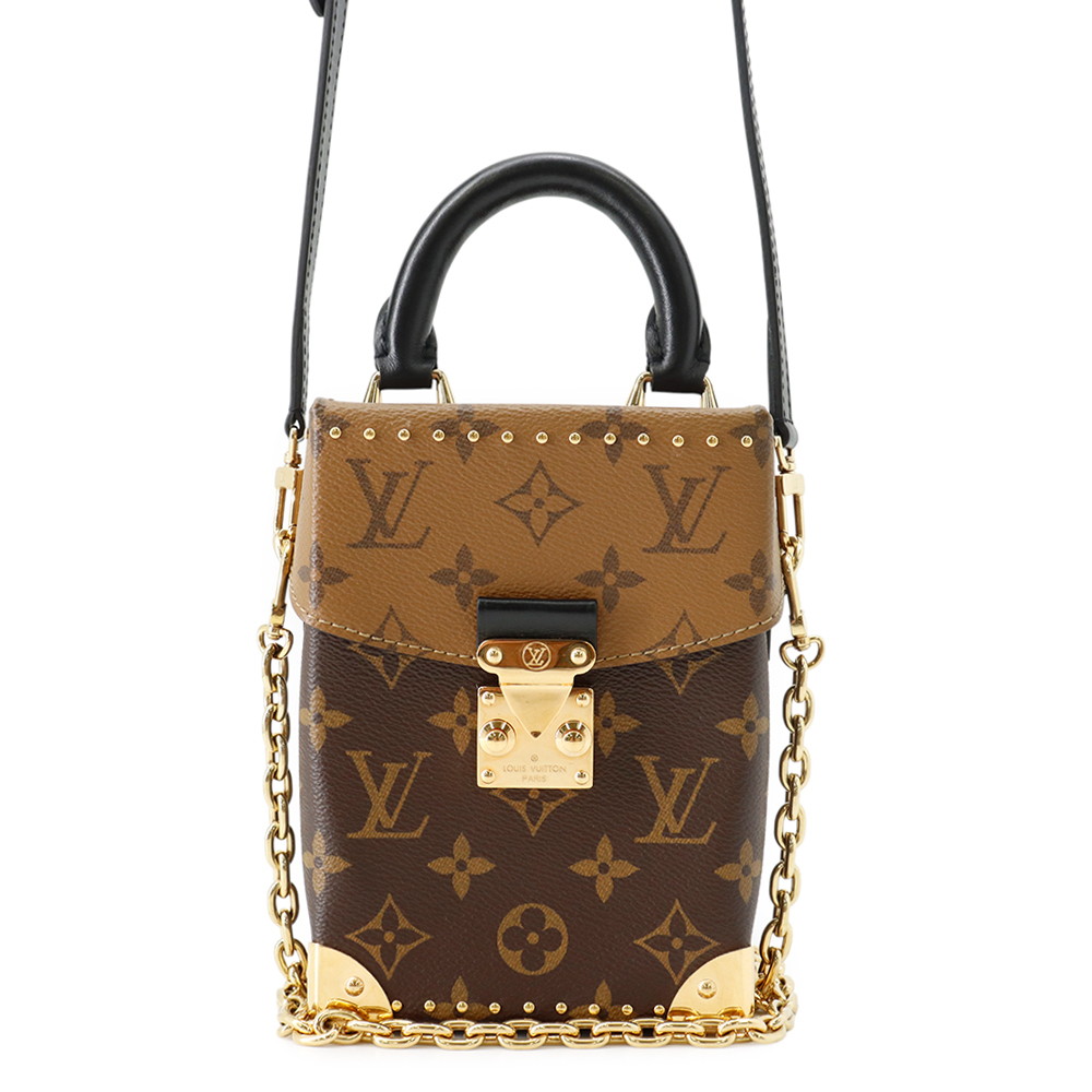 ルイヴィトン ショルダーバッグ モノグラム・リバース 写真機ボックス席 LOUIS VUITTON 2wayハンドバック 黒いこと 黒 【楽になること引きうける】 【中古】 ルイヴィトン モノグラム 御徒面子 レディース LOUIS VUITTON BAG