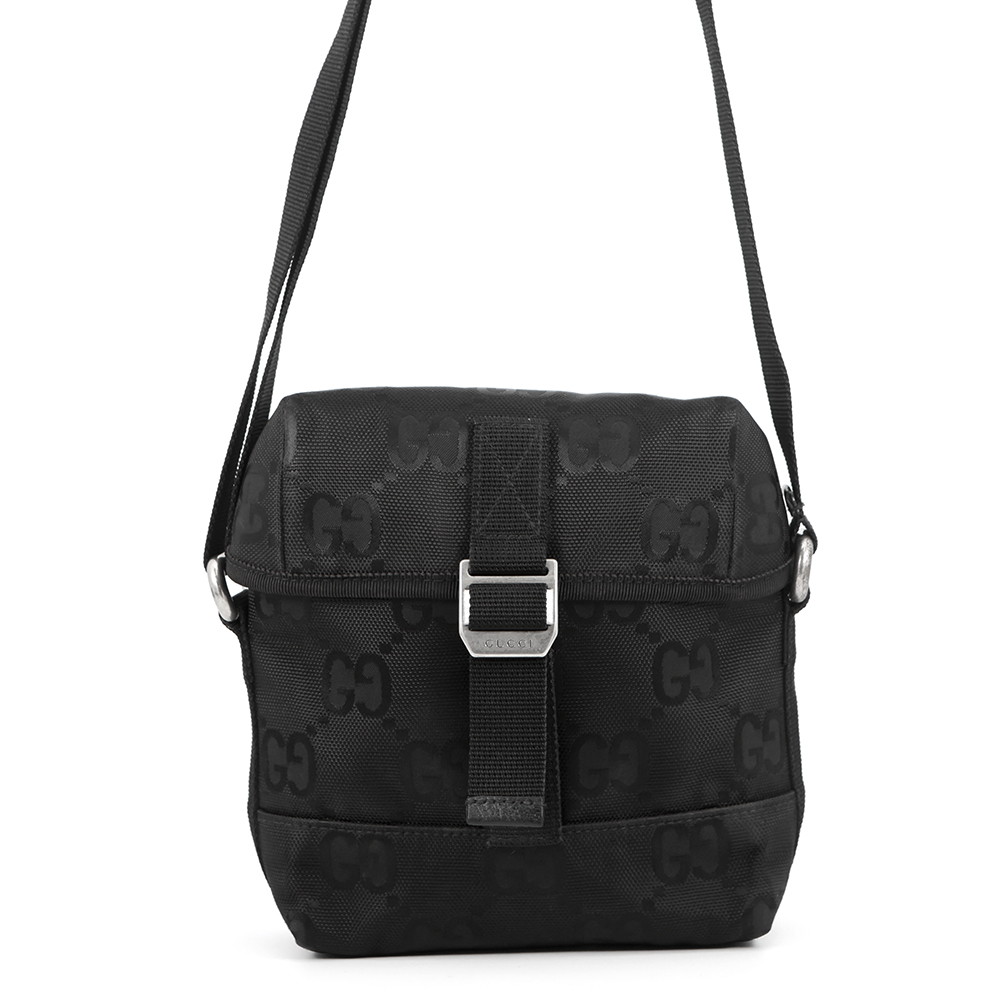 グッチ ショルダーバッグ オフ ザ グリッド GGナイロン 643858 GUCCI 御徒面子 黒いこと メンズ 黒 【楽になること引き受ける】 【中古】 グッチ 御徒面子 GUCCI BAG
