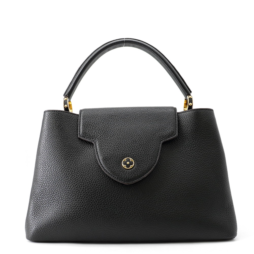 ルイヴィトン ハンドバック カプシーヌMM トリヨンレザー M48864 LOUIS VUITTON ヴィトン 御徒面子 黒 【楽になること引きうける】 【中古】 ルイヴィトン 御徒面子 レディース LOUIS VUITTON BAG