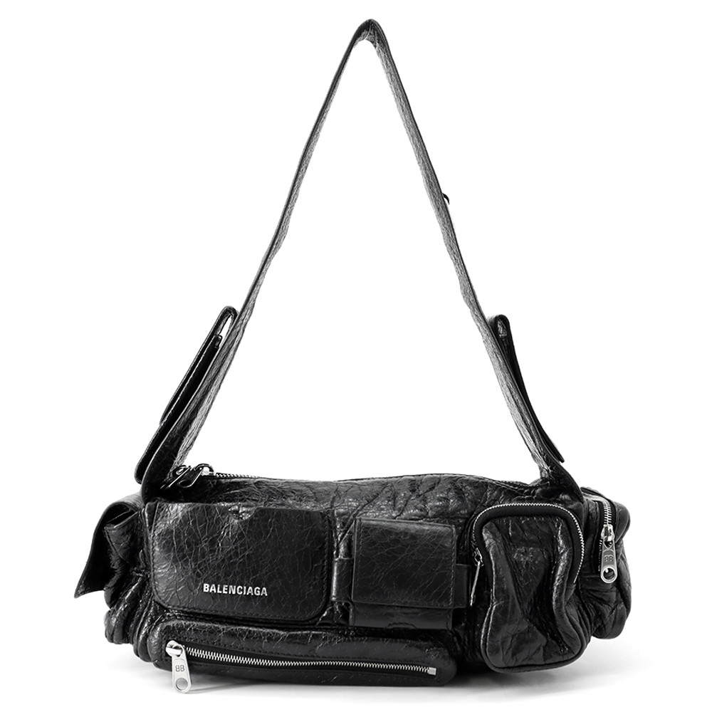 バレンシアガ ショルダーバッグ 百貨店ビジー BALENCIAGA 御徒面子 黒 【安全性のある引き受ける】 【中古】 バレンシアガ 御徒面子 レディース BALENCIAGA BAG