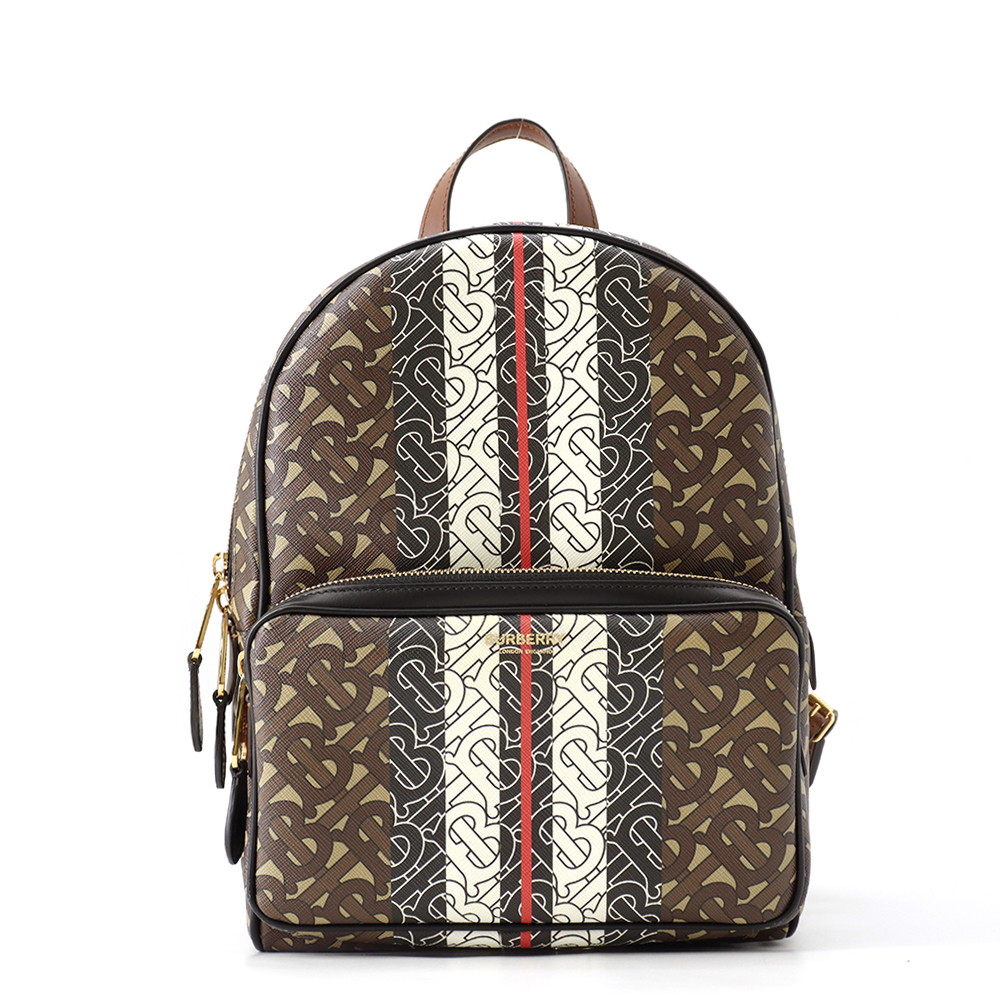 バーバリー 背嚢 肺結核モノグラム うしろ側風呂敷き包み PVC なめし革 8019346 BURBERRY 御徒面子 背嚢 【楽になること引き受ける】 【中古】  バーバリー 御徒面子 BURBERRY BAG