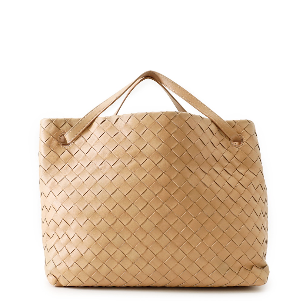 ボッテガヴェネタ トートバッグ イントレチャート ガルダ ラージ 600510 BOTTEGA VENETA 【楽になること引き受ける】 【中古】 ボッテガヴェネタ 御徒面子 BOTTEGA VENETA BAG