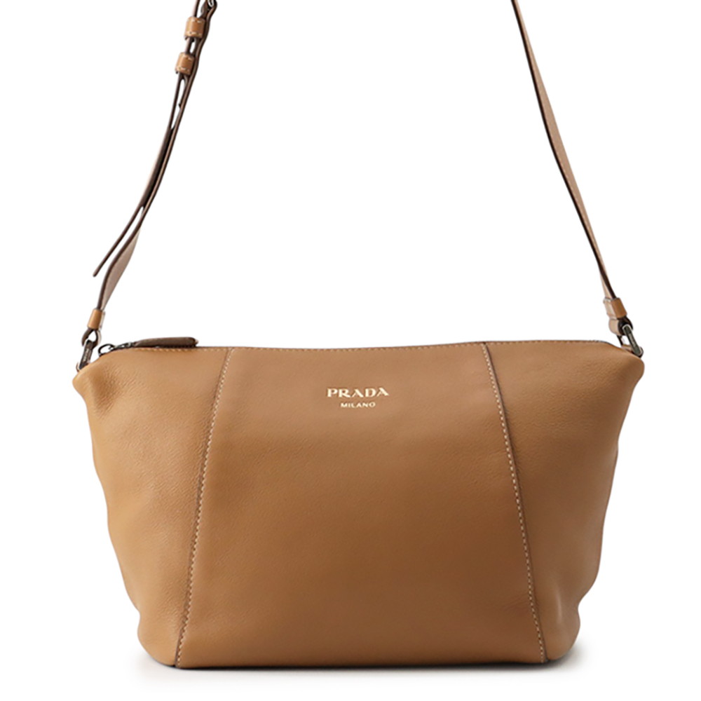 プラダ ショルダーバッグ ロゴタイプ なめし革 2VH178 PRADA 【安全性のある引き請ける】 【中古】 プラダ 御徒面子 PRADA BAG
