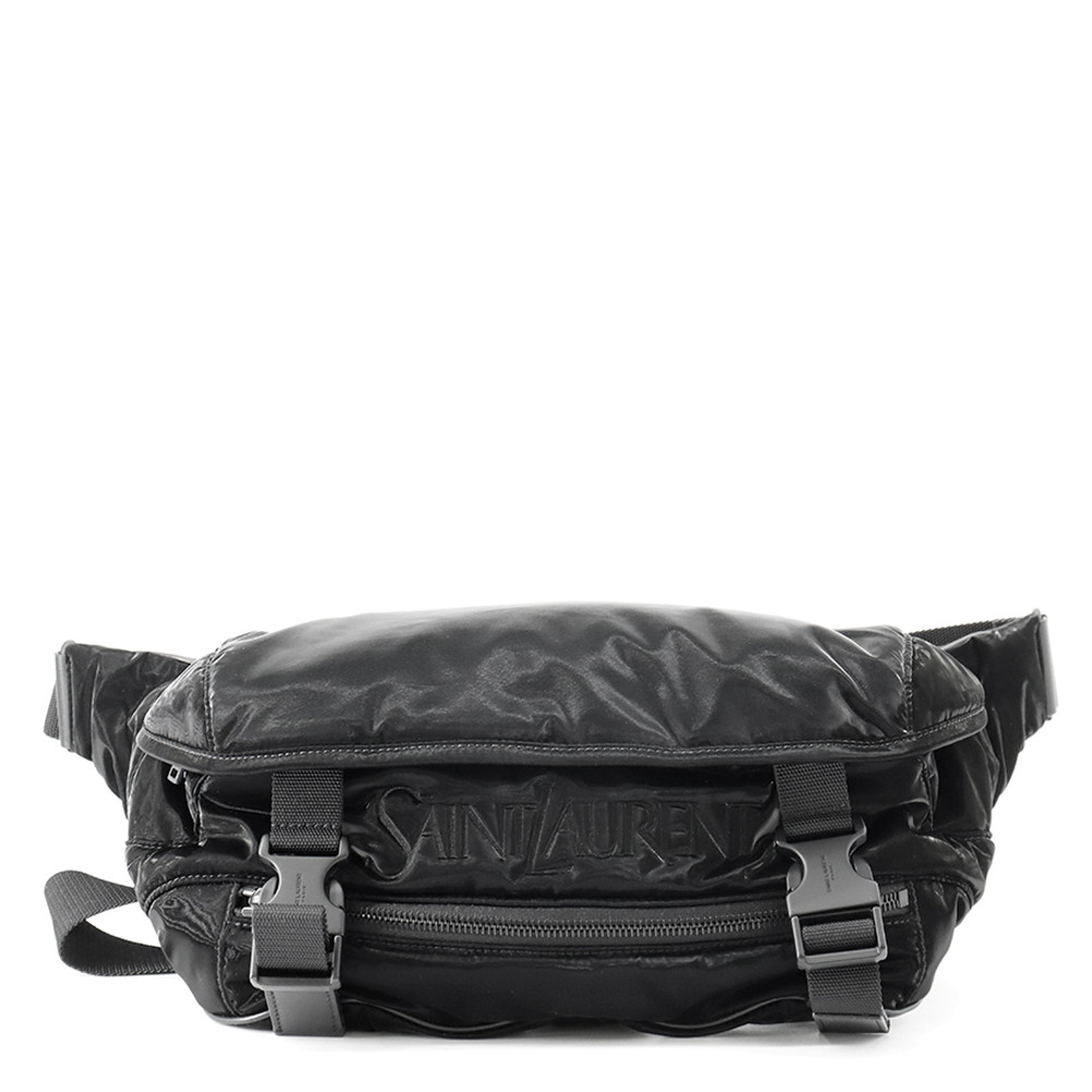 サンローランパリ 上半身御徒面子 ロゴタイプ シルクテックキャンバス 758250 SAINT LAURENT PARIS 御徒面子 黒 【中古】 サンローランパリ 御徒面子 サンローランパリ SAINT LAURENT PARIS BAG