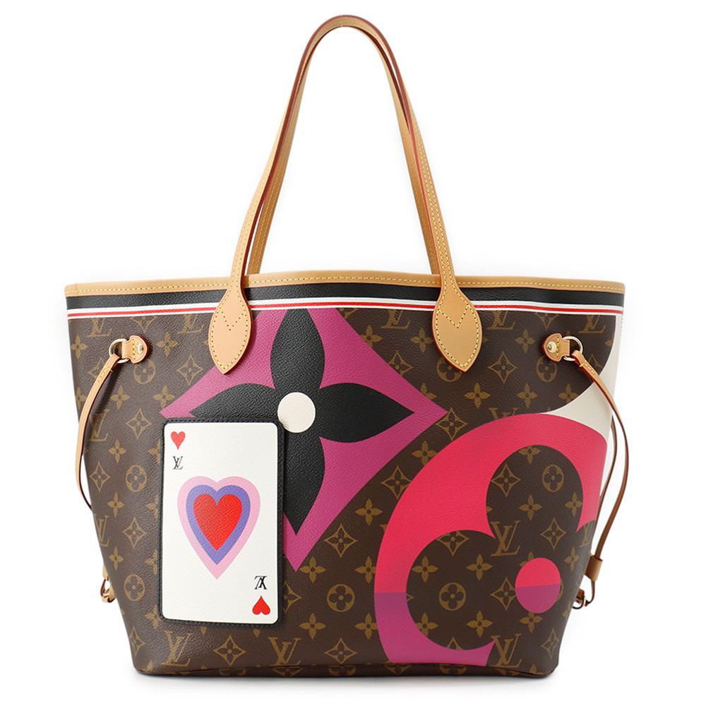 ルイヴィトン トートバッグ モノグラム・ゲームオン ネヴァーフルMM M57452 LOUIS VUITTON ヴィトン 【中古】 ルイ・ヴィトン モノグラム ルイ ヴィトン 御徒面子 ルイ ヴィトン LOUIS VUITTON BAG