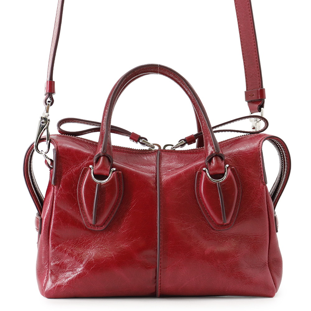 トッズ ハンドバッグ Dスタイリング レザー TOD'S ２wayショルダー 【安心保証】 【中古】 トッズ バッグ トッズ TOD'S BAG｜ギャラリーレア店